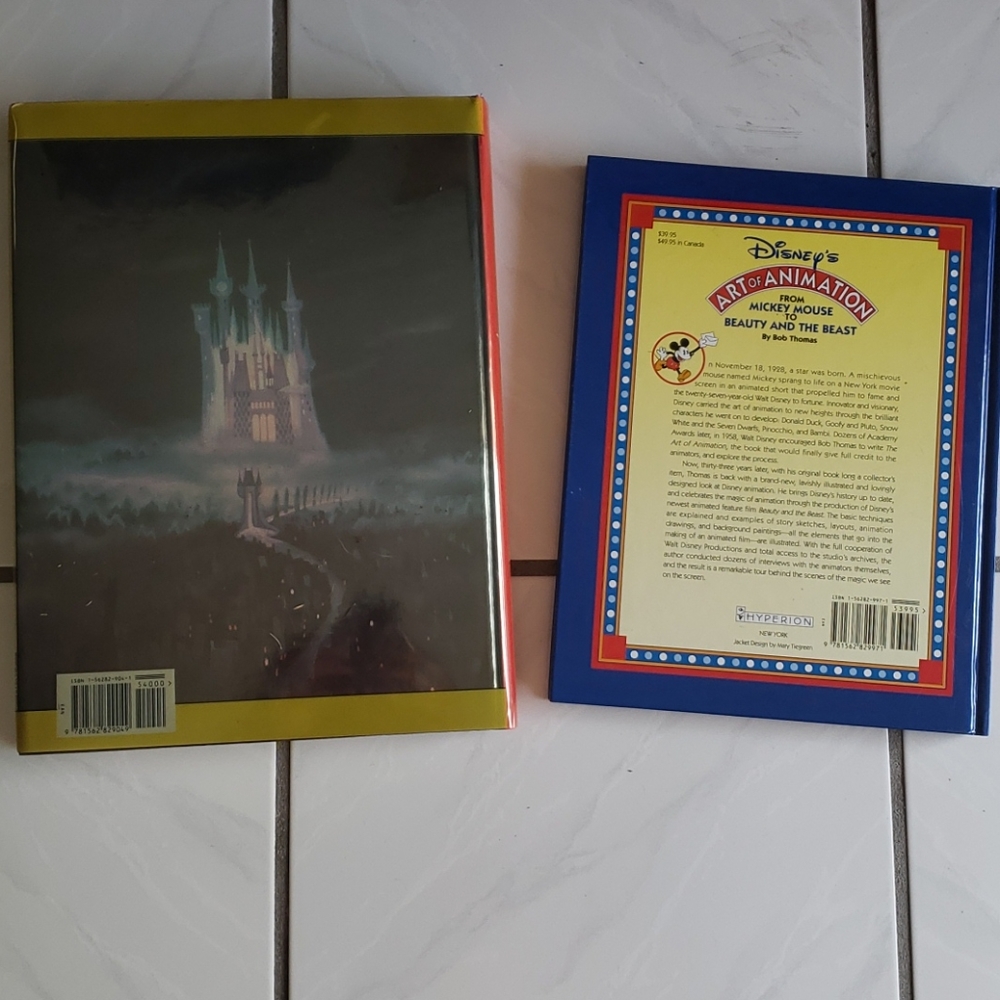 Disney's Animation Art And Characters Books (2) - Gem